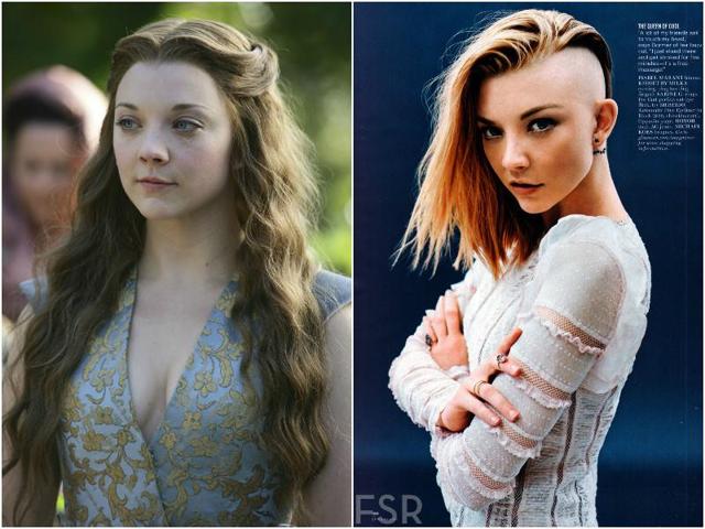 Natalie Dormer, who plays Margery Tyrell, has already taken the internet by a storm and nerds love her from all over the world. She also shaved off half of her blonde head for her role in the recent Hunger Games movie. (HBO/Instagram)