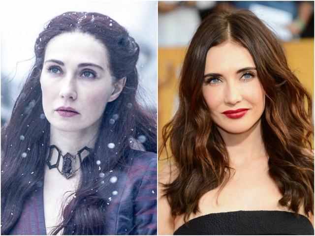 Carice van Houten, who plays the Red Priestess, Melisandre on the show, is ‘brown of hair’ in reality and not the fierce redhead as she is portrayed on the show.