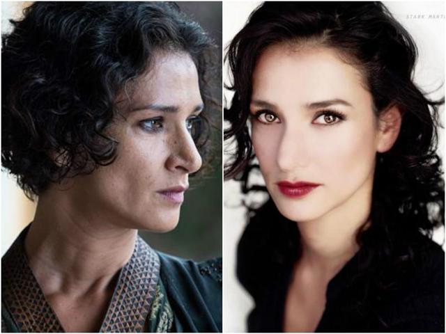 Indira Varma, who plays the hateful Ellaria Sand on the show, looks just as classy in real life except not so threatening. (HBO/Instagram)