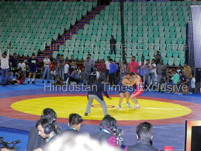 It centres around Sultan Ali Khan (Salman Khan), a wrestler who has problems in his professional and personal life. (Waseem Gashroo/ Hindustan Times) 