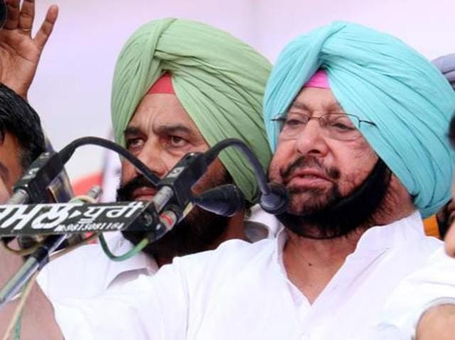 Punjab Congress president Capt Amarinder Singh(Sanjeev Kumar/HT Photo)