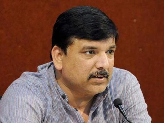 AAP affairs in-charge Sanjay Singh(HT File Photo)