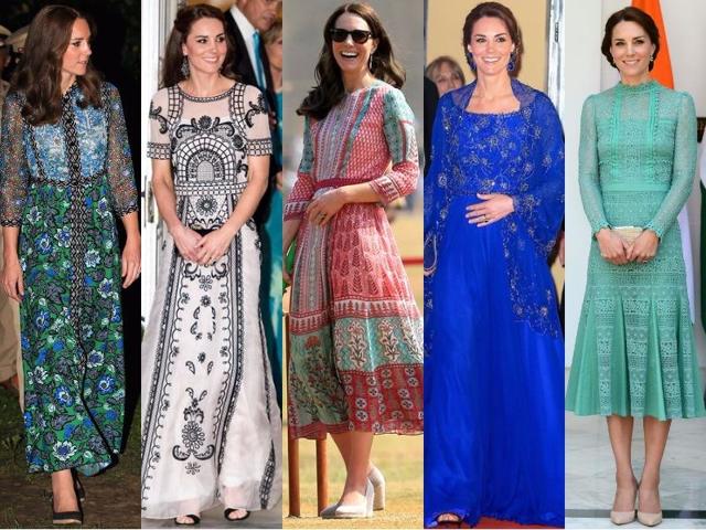 Kate Middleton’s royal tour of India has already been one for the fashion record book! Here are all the outfits the Duchess of Cambridge stunned us in since April 10.  (Instagram and Twitter) 