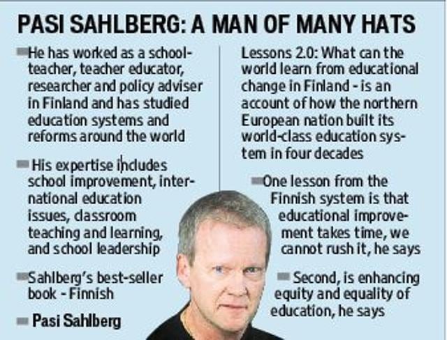 Pasi Sahlberg is a Finnish educator, author and scholar . (Handout Image)