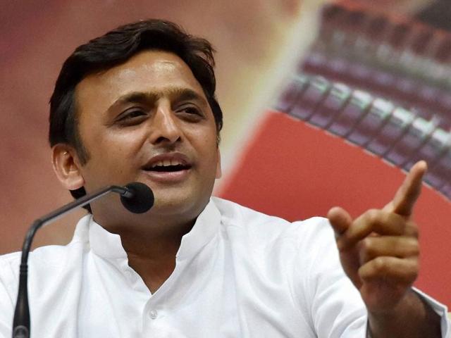 UP chief minister Akhilesh Yadav is likely to contest the 2017 UP elections from one of the assembly segments of Kannauj .(PTI Photo)