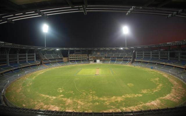 Wankhede stadium at Churchgate.(Hindustan Times) Wankhede stadium at Churchgate.(Hindustan Times)