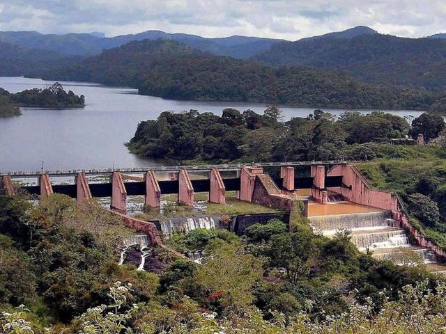 Mullaperiyar dam is a masonry dam situated in Thekkady district in Kerala and is owned and operated by Tamil Nadu government. (File Photo) Mullaperiyar dam is a masonry dam situated in Thekkady district in Kerala and is owned and operated by Tamil Nadu government. (File Photo)