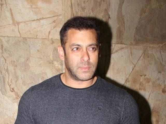 Salman Khan during the special screening of film The Jungle Book in Mumbai, on April 8, 2016.(IANS)