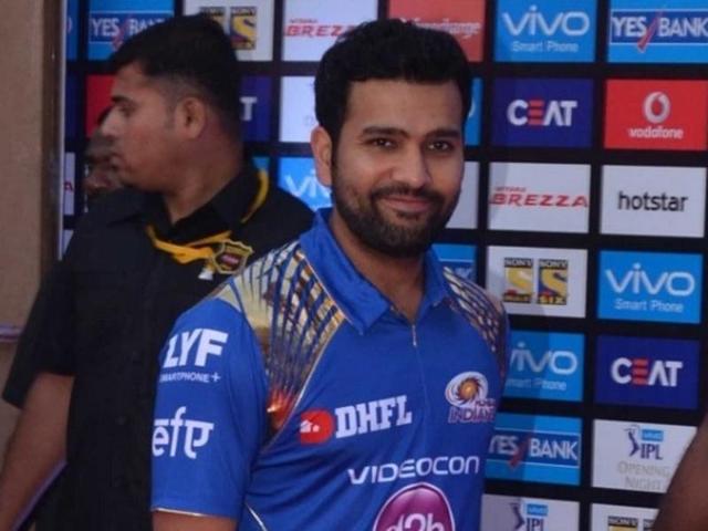 Rohit Sharma arrives for the opening ceremony of the Indian Premier League 2016, in Mumbai. (IANS Photo) Rohit Sharma arrives for the opening ceremony of the Indian Premier League 2016, in Mumbai. (IANS Photo)