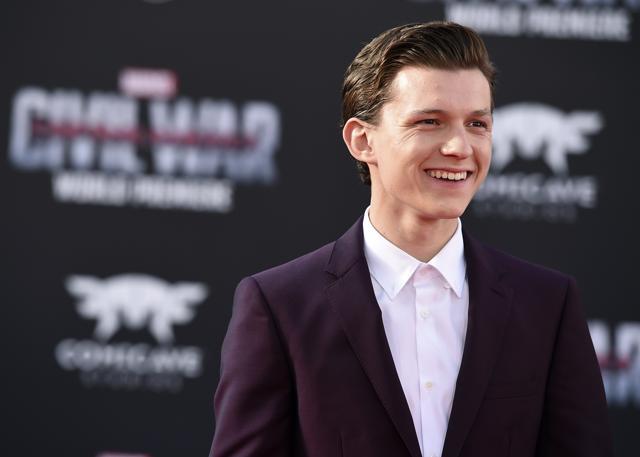 Tom Holland arrives at the Los Angeles premiere of Captain America: Civil War at the Dolby Theatre on Tuesday. (Jordan Strauss/Invision/AP) Tom Holland arrives at the Los Angeles premiere of Captain America: Civil War at the Dolby Theatre on Tuesday. (Jordan Strauss/Invision/AP)