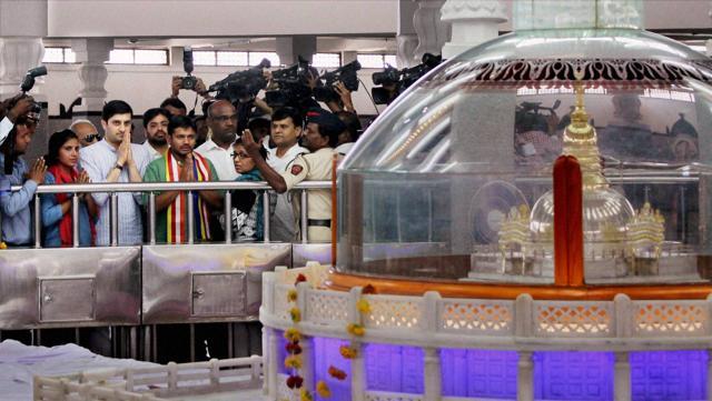 Kanhaiya Kumar and others pay tribute to BR Ambedkar on his 125th birth anniversary at Deekshabhoomi in Nagpur (PTI) Kanhaiya Kumar and others pay tribute to BR Ambedkar on his 125th birth anniversary at Deekshabhoomi in Nagpur (PTI)