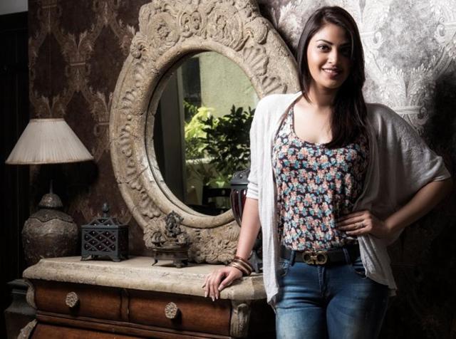 Actor Anushka Rajan at her Versova residence (Photo: Aalok Soni/HT) Actor Anushka Rajan at her Versova residence (Photo: Aalok Soni/HT)