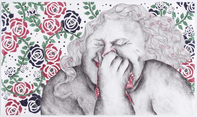 Rita by Vidha Saumya, ink on paper (Girls Only) Rita by Vidha Saumya, ink on paper (Girls Only)