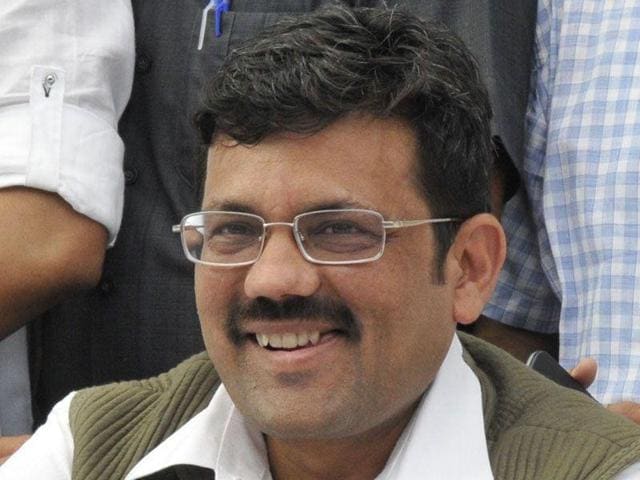 For the past four years, Sharma, 46, has been actively working in the constituency and is behind development activities in the border town. (HT PHOTO) For the past four years, Sharma, 46, has been actively working in the constituency and is behind development activities in the border town. (HT PHOTO)