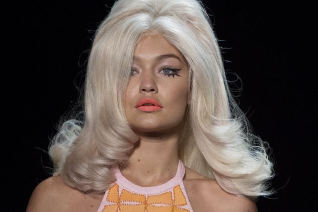 Model Gigi Hadid presents a creation from the Jeremy Scott Spring/Summer 2016 collection during New York Fashion Week in New York, September 14, 2015 (Reuters) Model Gigi Hadid presents a creation from the Jeremy Scott Spring/Summer 2016 collection during New York Fashion Week in New York, September 14, 2015 (Reuters)