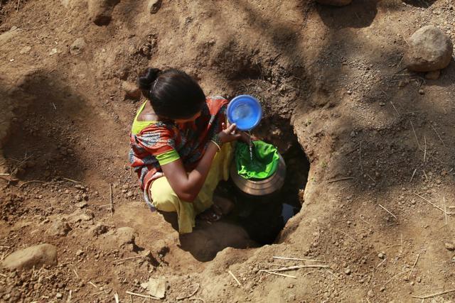 Decades of groundwater abuse, populist water policies and poor monsoons have turned vast swaths of central and western India into a dust bowl, driving distressed farmers to suicide or menial day labor in the cities. (AP) Decades of groundwater abuse, populist water policies and poor monsoons have turned vast swaths of central and western India into a dust bowl, driving distressed farmers to suicide or menial day labor in the cities. (AP)