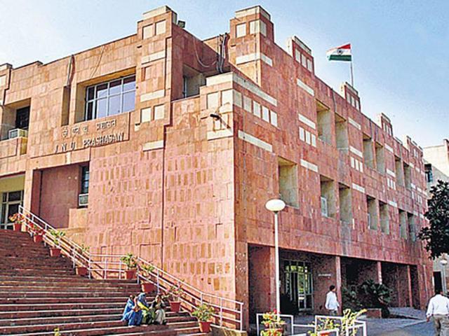 File photo of JNU administrative building. (Ajay Aggarwal. (HT photo) File photo of JNU administrative building. (Ajay Aggarwal. (HT photo)