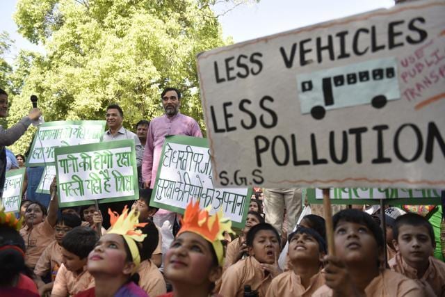 Picnic for Environment, a pre-odd even event was organised at India Gate on Wednesday. (Saumya Khandelwal/HT Photo) Picnic for Environment, a pre-odd even event was organised at India Gate on Wednesday. (Saumya Khandelwal/HT Photo)