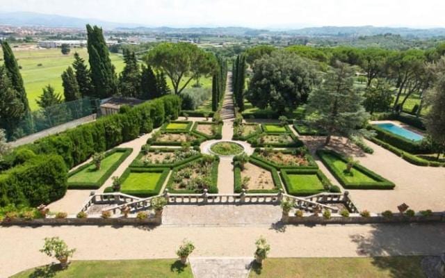 Located in the hills outside Florence, the villa is priced at over 10 million euros ($11.3 million). (AFP)