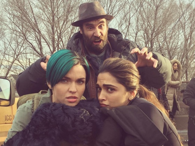 Ruby Rose and Deepika’s friendship continues to grow. Here the two share a fun moment in freezing temperatures. (INstagram) 