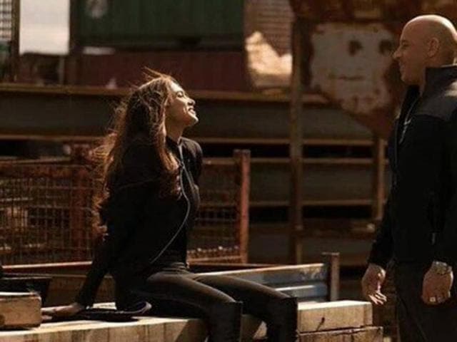 Deepika calls this her favourite scene from the film. It looks like a quiet romantic moment between her and Vin Diesel. A break from the all the action. Deepika calls this her favourite scene from the film. It looks like a quiet romantic moment between her and Vin Diesel. A break from the all the action.