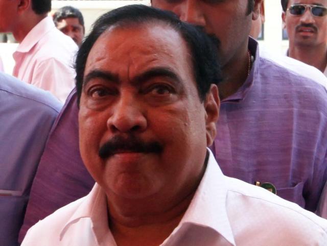 BJP leader Eknath Khadse was in Latur on Friday. (HT Photo) BJP leader Eknath Khadse was in Latur on Friday. (HT Photo)