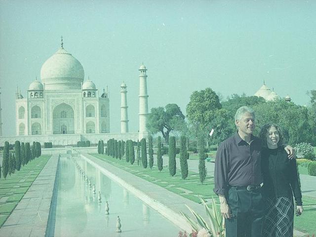 A visit to Taj Mahal was also on former American president Bill Clinton’s wish list. (HT ARCHIVES) A visit to Taj Mahal was also on former American president Bill Clinton’s wish list. (HT ARCHIVES)