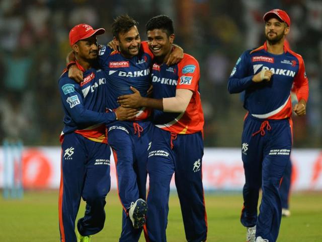 Amit Mishra’s 4/11 in his 100th IPL game broke the backbone of Kings XI Punjab’s batting. (AFP) Amit Mishra’s 4/11 in his 100th IPL game broke the backbone of Kings XI Punjab’s batting. (AFP)