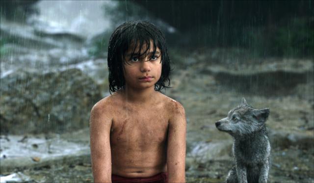 Mowgli, portrayed by Neel Sethi, left, and Gray, voiced by Brighton Rose, appear in a scene from, The Jungle Book. (AP) Mowgli, portrayed by Neel Sethi, left, and Gray, voiced by Brighton Rose, appear in a scene from, The Jungle Book. (AP)