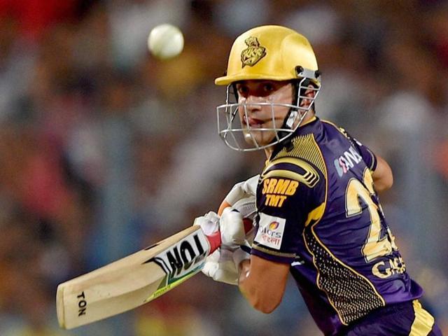 KKR batsman Gautam Gambhir plays a shot. (PTI Photo) KKR batsman Gautam Gambhir plays a shot. (PTI Photo)
