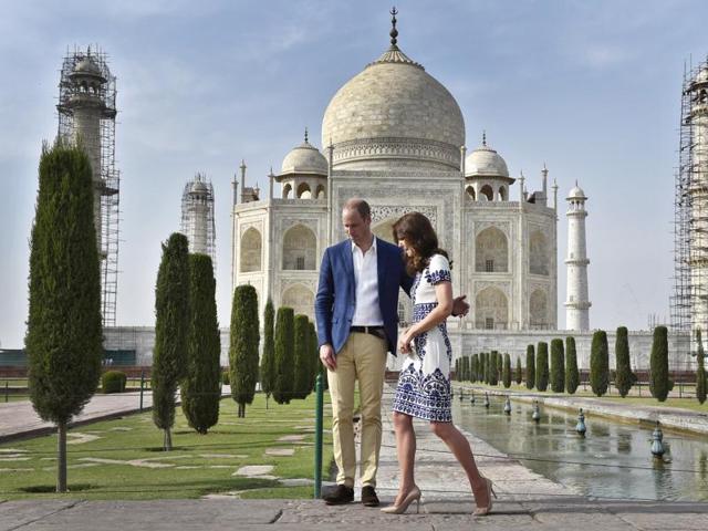 The first thing you notice about the Cambridges is their height. He’s well over six feet and she’s only an inch or so shorter. The next striking feature is their smiles (HT Photo) The first thing you notice about the Cambridges is their height. He’s well over six feet and she’s only an inch or so shorter. The next striking feature is their smiles (HT Photo)