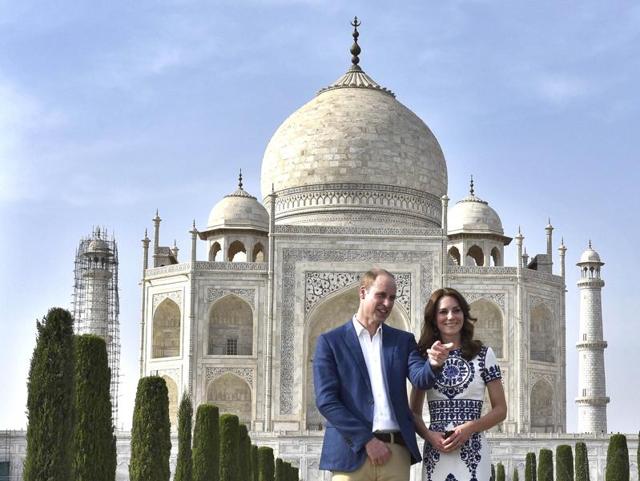 In 1961, the Duke’s grandparents, Queen Elizabeth II and Prince Phillip, visited the Taj Mahal. (Photo: Ajay Aggarwal/ Hindustan Times) In 1961, the Duke’s grandparents, Queen Elizabeth II and Prince Phillip, visited the Taj Mahal. (Photo: Ajay Aggarwal/ Hindustan Times)
