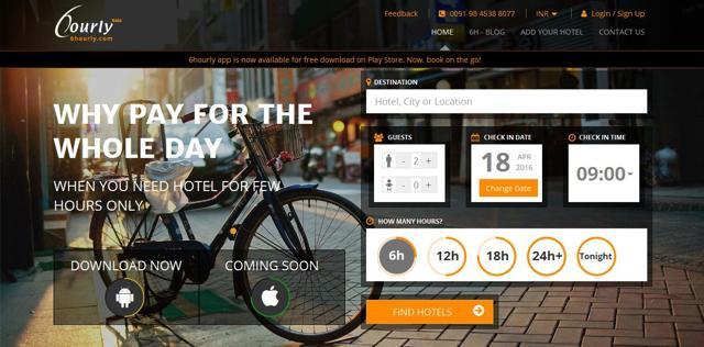 Six-month-old website and app 6 Hourly, still in its beta version, was set up by Bangalore-based serial travel entrepreneur Seetharaman N, 60, exclusively to offer micro-stays. (www.6hourly.com)