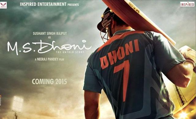 The poster for Dhoni.