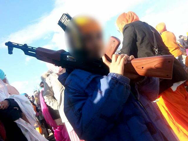 A child poses at an event in the Greater Toronto Area. (HT Photo)