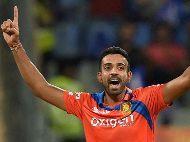 Dhawal Kulkarni celebrates the wicket of Hardik Pandya. (PTi) Dhawal Kulkarni celebrates the wicket of Hardik Pandya. (PTi)