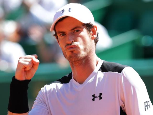 Britain's Andy Murray celebrates after defeating Canada's Milos Raonic. (AFP Photo) Britain's Andy Murray celebrates after defeating Canada's Milos Raonic. (AFP Photo)