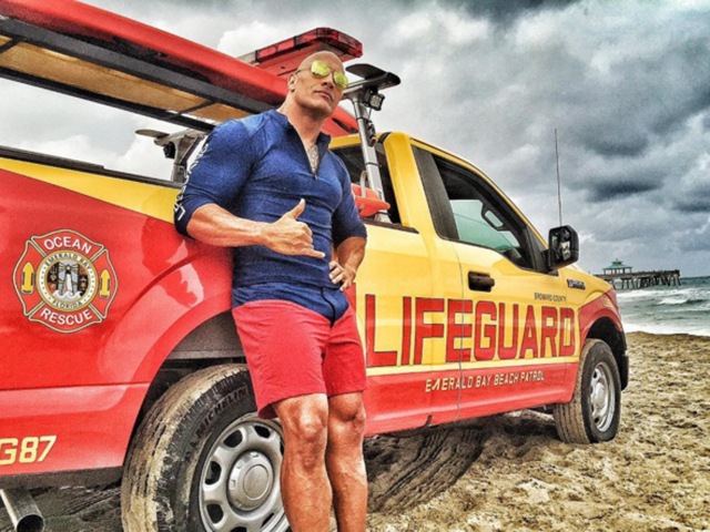Yeah, The Rock knows life’s good. (Instagram) 
