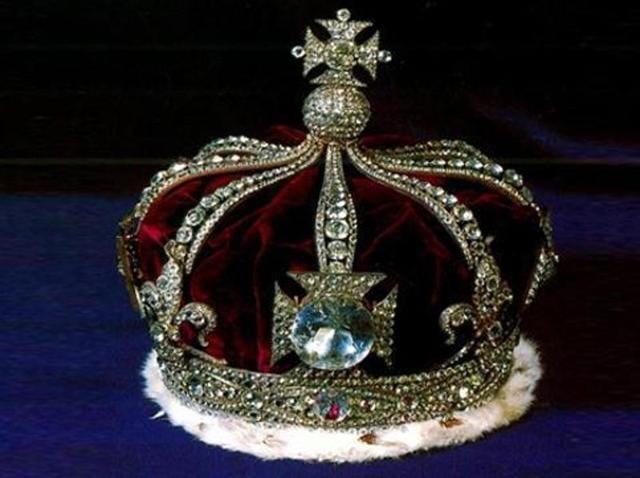 Once the largest known diamond in the world, the Kohinoor diamond is set in a crown last worn by the late mother of Queen Elizabeth II during her coronation.(AFP File Photo)