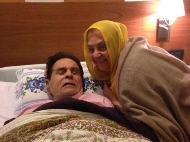 Dilip Kumar is on the road of recovery following his recent illness. (Twitter) Dilip Kumar is on the road of recovery following his recent illness. (Twitter)