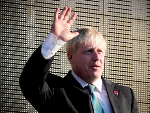 File picture of London Mayor Boris Johnson waving as he attends the Olympic Torch Relay Finale Concert in Hyde Park, central London. (AFP Photo) File picture of London Mayor Boris Johnson waving as he attends the Olympic Torch Relay Finale Concert in Hyde Park, central London. (AFP Photo)
