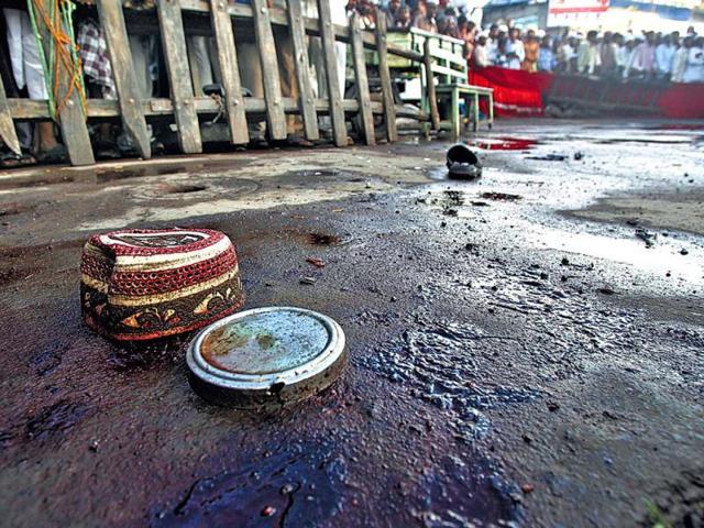 The 2008 Malegaon blast killed four people and injured 79 people.(Soumitra Ghosh/HT Photo)