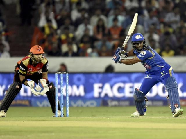 Ambati Rayudu of Mumbai Indians plays a shot against Sunrisers Hyderabad. (Mohd Zakir/HT Photo) Ambati Rayudu of Mumbai Indians plays a shot against Sunrisers Hyderabad. (Mohd Zakir/HT Photo)