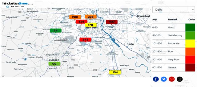 Track Pollution In Your City With This Real-time Air Quality Map ...