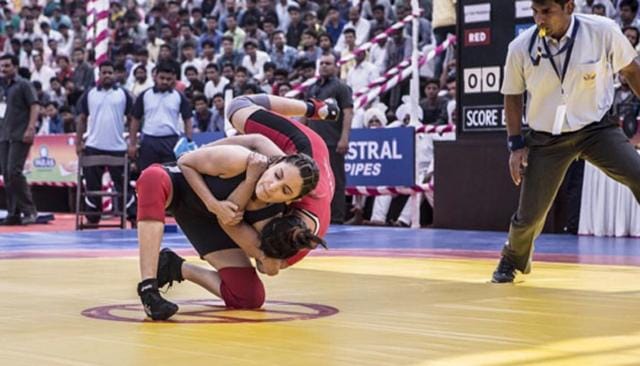 Actor Anushka Sharma in a still from Ali Abbas Zafar’s Sultan. (Twitter) Actor Anushka Sharma in a still from Ali Abbas Zafar’s Sultan. (Twitter)