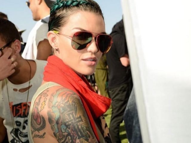 Deepika Padukone’s BFF from xXx Ruby Rose was also spotted at the music festival. (Instagram) 