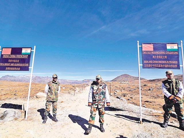 Soldiers stand guard at the Bumla pass along the India-China border in Arunachal Pradesh. (AFP File Photo) Soldiers stand guard at the Bumla pass along the India-China border in Arunachal Pradesh. (AFP File Photo)
