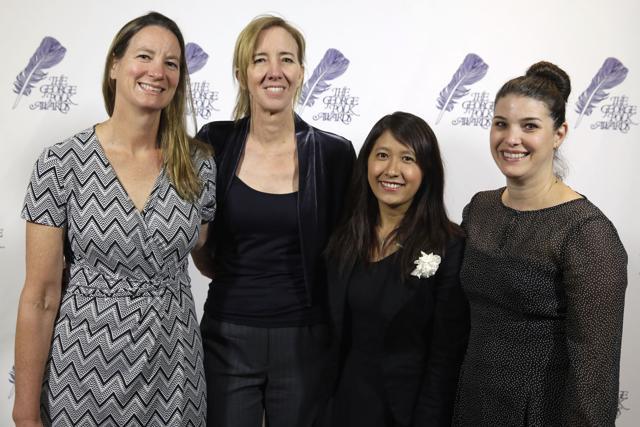 The Associated Press team that investigated seafood caught by slaves. (From left) Martha Mendoza, Robin McDowell, Esther Htusan and Margie Mason. (AP) The Associated Press team that investigated seafood caught by slaves. (From left) Martha Mendoza, Robin McDowell, Esther Htusan and Margie Mason. (AP)