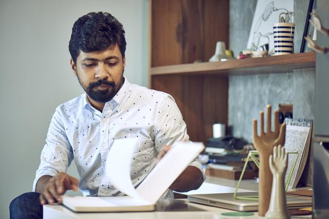 Artist and illustrator Sameer Kulavoor (Photo: Jimeet Pawaskar) Artist and illustrator Sameer Kulavoor (Photo: Jimeet Pawaskar)