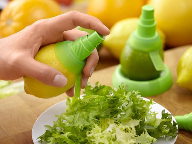 The Lemon Spray contains a screw, a sprayer head and filter that is attached to the top of a lemon allowing you to spray the juice it without creating a mess. It is available at Beyondordinary.com (Rs 125) and Amazon.in (Rs 104). (BeyondOrdinary.com) The Lemon Spray contains a screw, a sprayer head and filter that is attached to the top of a lemon allowing you to spray the juice it without creating a mess. It is available at Beyondordinary.com (Rs 125) and Amazon.in (Rs 104). (BeyondOrdinary.com)